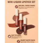 پک 3 عددی رژلب مایع شیگلم SHEGLAM مدل Matte Allure رنگ Nude Beach - Image 5