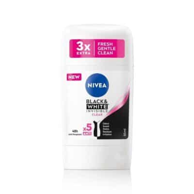 مام صابونی ضدتعریق نیوآ NIVEA مدل BLACK & WHITE CLEAR