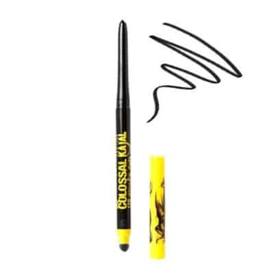 مداد چشم پیچی مشکی میبلین Maybelline مدل The Colossal Kajal 12H Smoky Eyes
