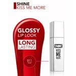 رژلب مایع شاین فلورمار flormar مدل Kiss Me More SHINE کد 011(رنگ Candy) - Image 2