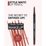 مداد لب پیچی فلورمار flormar مدل Style Matic Lipliner کد SL21(رنگ Bitter Chocolate) - Image 2