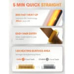 برس حرارتی صاف کننده مو سه بعدی شیگلم SHEGLAM مدل Sleek Chic 3D Thermal Straightening Brush-US Plug - Image 2
