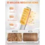برس حرارتی صاف کننده مو سه بعدی شیگلم SHEGLAM مدل Sleek Chic 3D Thermal Straightening Brush-US Plug - Image 3