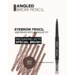 دیفاینر ابرو فلورمار مدل Angled Brow Pencil کد 003(رنگ Brown) - Image 4