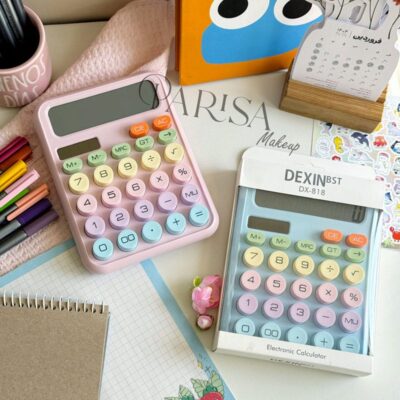 ماشین حساب پاستلی DEXIN