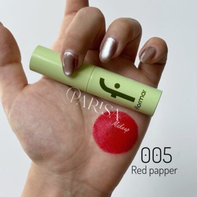 رژلب جامد گیاهی فلورمار مدل Green Up کد 005(رنگ Red Pepper)
