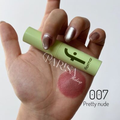 رژلب جامد گیاهی فلورمار مدل Green Up کد 007(رنگ Pretty Nude)