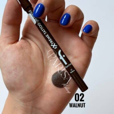 مداد چشم ژلی فلورمار flormar مدل Extreme Tattoo Gel Pencil کد 002(رنگ Walnut)