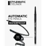 مداد چشم پیچی فلورمار flormar مدل Style Matic Eyeliner کد S02(رنگ New Black) - Image 3