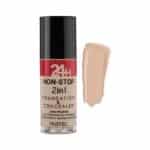 کرم پودر و کانسیلر 2 در 1 پاستل پرو فشن PASTEL PRO FASHION مدل 24H Non Stop کد 602