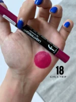 رژلب مایع پودری سر اسفنجی فلورمار Flormar مدل Lightweight Lip Powder کد 018 - Image 2