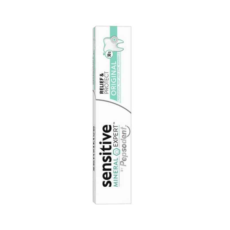 خمیر دندان معدنی تسکین دهنده دندان حساس پپسودنت Pepsodent مدل Original(100 گرم)
