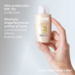 ضدآفتاب رنگی SPF 50 ایزدین ISDIN مدل Fusion Water Magic Light - Image 3