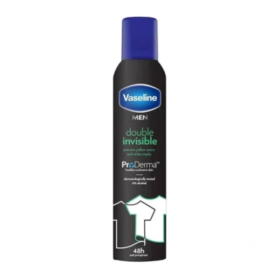 اسپری ضد تعریق 48 ساعته مردانه وازلین Vaseline مدل Double Invisible MEN(250 میل)