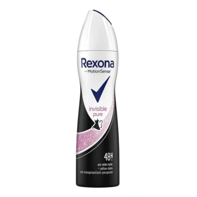 اسپری ضدتعریق 48 ساعته رکسونا Rexona مدل Invisible Pure(200 میل)